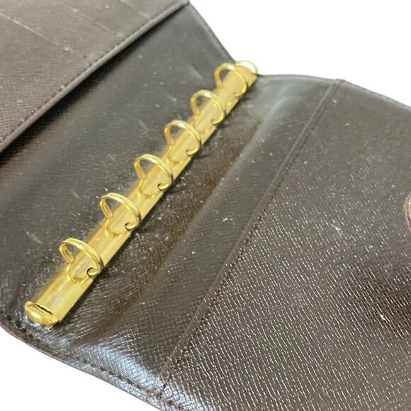 LOUIS VUITTON Agenda PM Ebene Damier Agenda Cover Case 132-081025 - Picture 9 of 12